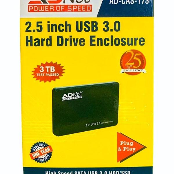 2.5 Inch USB 3.0 HDD Enclosure