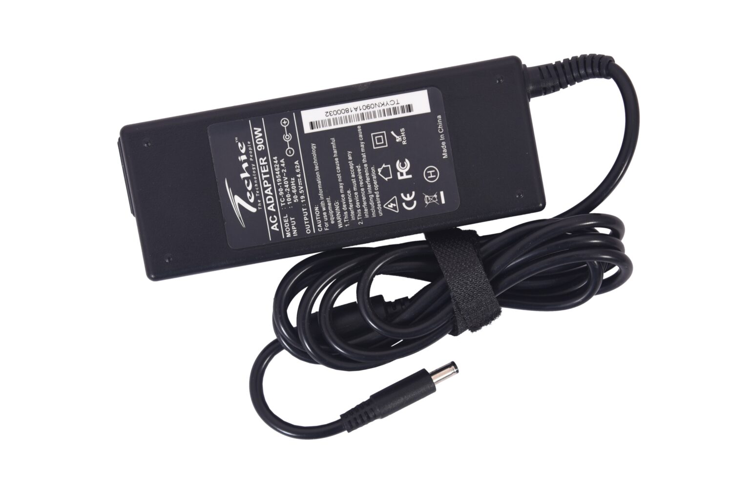 techie compatible dell 90w laptop charger