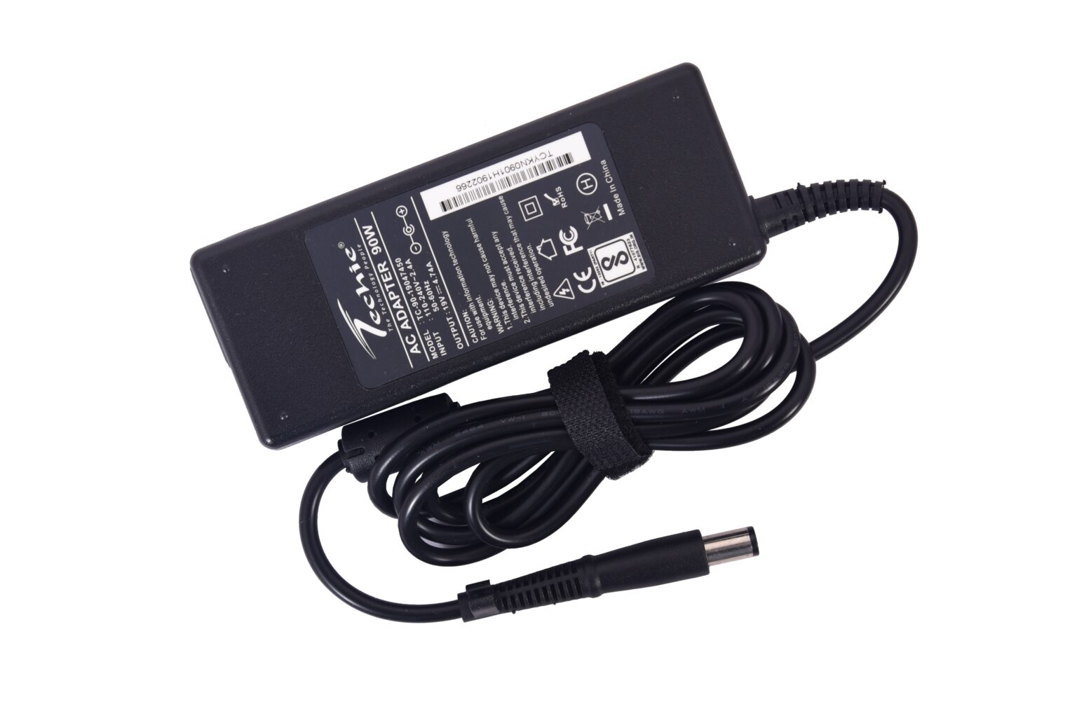 techie compatible hp 90w laptop charger